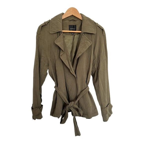 Dynamite Khaki military style blazer with belt size small - Picture 1 of 7